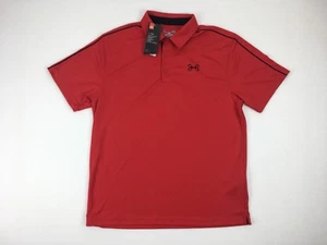 Under Armour Herren Shirt Heatgear cool rot Stoff Sportkleidung mit Etikett lose L - Bild 1 von 7