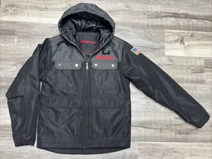 Snap On Tools 100yr Anniv. Hooded Durable Winter Work Coat Jacket Men's Size S - Picture 1 of 9