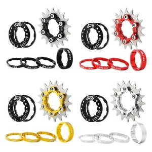 Lightweight Single Speed Cassette Gear 1 Speed Conversion Kit Adapter 7-10s Hub - Picture 1 of 7
