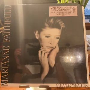 MARIANNE FAITHFULL LP STRANGE WEATHER 1987 SEALED ORIGINAL W/HYPE Island 90613-1 - Picture 1 of 2