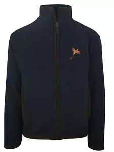 Hazy Blue Liston Mens Full Zip Fleece Jacket Pheasant Farming Shooting Jacket - Picture 1 of 3