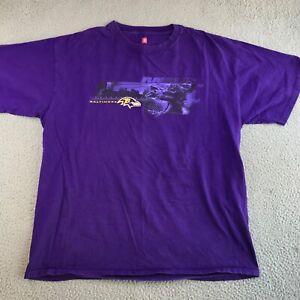 Baltimore Ravens Shirt Men's XL Purple Short Sleeve Crew Neck NFL Logo Football
