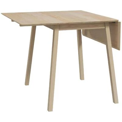 Extendable Kitchen Table for 2-4 Folding Drop Leaf Dining Table for Small Space - Image 1 of 4