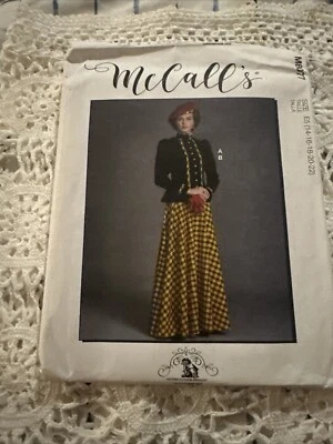 McCalls 8077 - Misses' Historical Jacket & Skirt, Travel Suit Titanic.  Costume - Image 1 of 3
