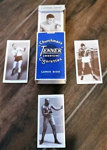 Rare EXMT-NM 1938 Churchman's Tenner BOXING Complete Set 50 Joe LOUIS Johnson++ - Bild 1 von 12
