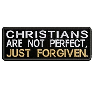 Parche bordado de motociclistas cristianos insignia para planchar/coser apliques de Jesús religioso - Imagen 1 de 12