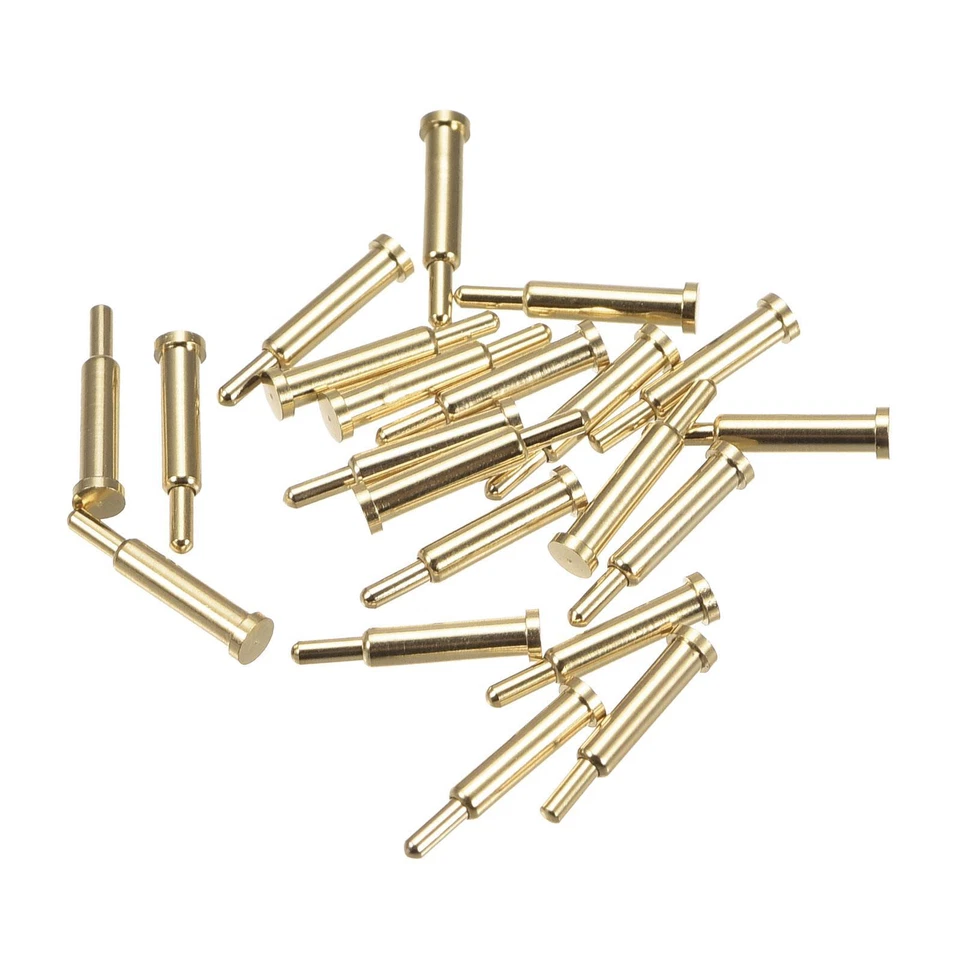 UXCELL Spring Test Probe Pin 20pcs 0.9mm Tip 9mm Height 2mm Full Stroke
