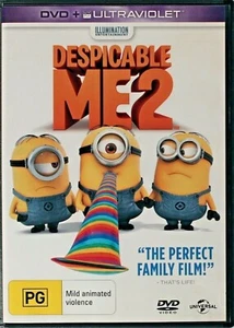 DESPICABLE ME 2 DVD REGION 4 CHILDRENS FAMILY COMEDY ANIMATION NEW AND SEALED - Picture 1 of 1