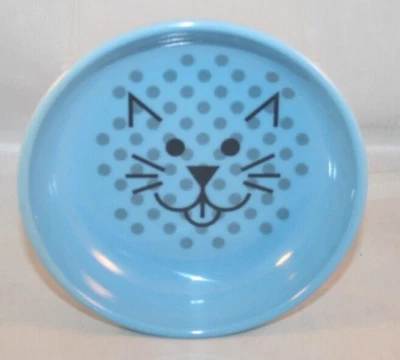 Van Ness Pets EcoWare Whisker-Friendly Cat Bowl, Wide Dish Cat Dish, 8 OZ, Blue Foto 1 de 3