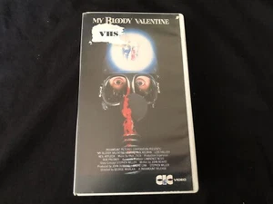 MY BLOODY VALENTINE VHS VHS Vidéo RARE Film Slasher Horreur - Photo 1/4