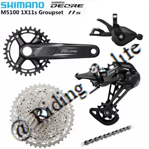 New SHIMANO Deore M5100 1X11 11Speed MTB Groupset M6100/MT200 Brake 51T Optional - Picture 1 of 28