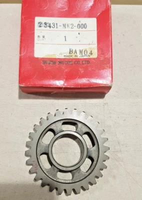 23431-MK2-000 NOS INGRANAG. CAMBIO 2^ ALBERO 2° 28T HONDA XR600R/85 86 Foto 1 de 2