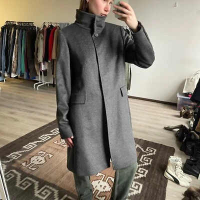 Max Mara Studio Women's Wool Gray Coat Size M/L - Image 1 of 4