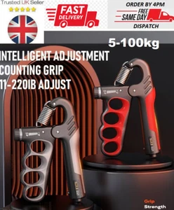 5-100kg verstellbarer Handgriffverstärker Handgrifftrainer mit Gegenhandgelenk - Bild 1 von 10