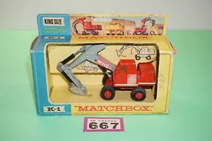 Matchbox king Size K-1 Hydraulic Excavator Boxed - Picture 1 of 8