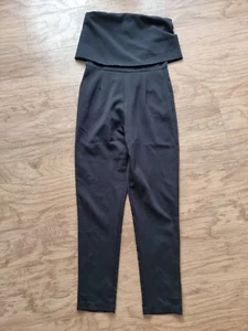 Lavish Alice black strapless jumpsuit with pockets size 10 - Picture 1 of 4