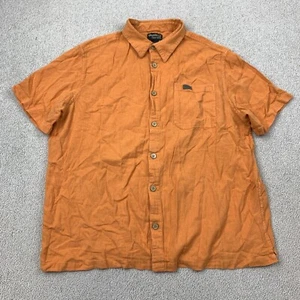Guide Series Button Up Hemd Herren 2XLT XXLT Kurzarm Orange Baumwolle - Bild 1 von 7