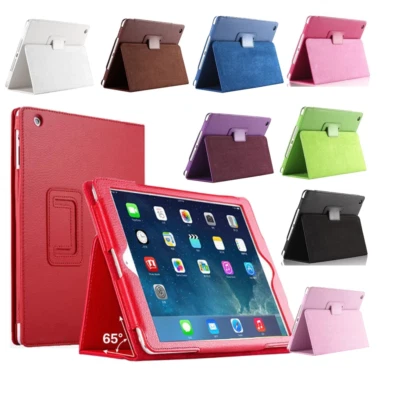 Leather Smart iPad Case Cover Apple iPad Air 9.7 Pro Air 10.5 10.2 7th 8th Gen - Image 1 of 4