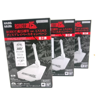 Juego de 3 Robot Spirits versión 15 aniversario. A.N.I.M.E Display Base Parte... - Imagen 1 de 4