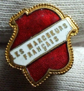 RALLYE DES MARCHEURS rare badge blason pour identifier - Bild 1 von 2