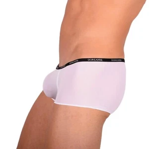 DOREANSE Aire Mini Trunk Super Low Rise Mens Boxer White 1590 9 - Picture 1 of 12