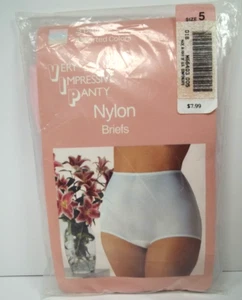 Sears Very Impressive Panty Nylon Granny 3 Pack Pastel Size 5 - Picture 1 of 6