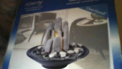 KENROY  NATURAL STONE ROCK GARDEN TABLETOP FOUNTAIN  Base Width 14" Height: 12" - Image 1 of 4