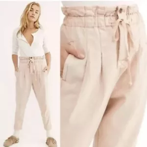 Free People Misty Rose Margate Pleated Trousers Size Small - Picture 1 of 13