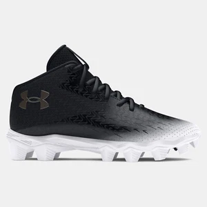 Under Armour Boys' UA Spotlight Franchise 4 RM Wide Jr. Football Cleats - Picture 1 of 6