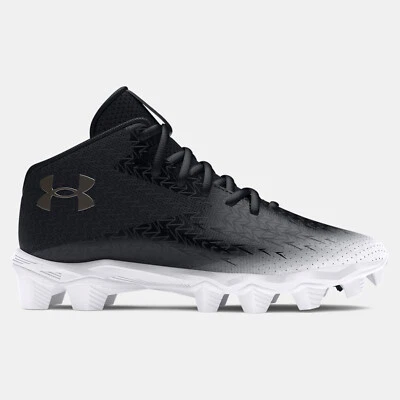 Under Armour Boys' UA Spotlight Franchise 4 RM Wide Jr. Football Cleats - Image 1 of 4