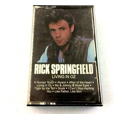 Rick Springfield Living In Oz Cassette Tape 1983 RCA  Foto 1 de 3