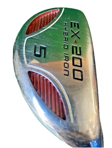 PowerBilt EX-220 Hybrid 5 Iron Men's RH 68g Senior Flex Graphite 38" New Grip - Picture 1 of 10