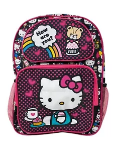 Hello Kitty 16 inches Large School Backpack - How Are You - Imagen 1 de 3