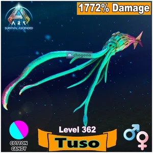 Ark Survival Ascended PC/PS5/XBOX Official PVE Tuso 70kHP 1772% DM Imprint 100% - Picture 1 of 14