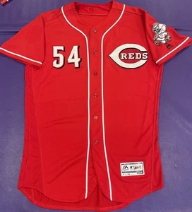 Cincinnati Reds Team Issued #54 On-Field majestic Jersey MLB (See Descrip) 44 - Picture 1 of 5
