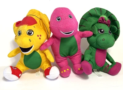 Barney & Friends Plush Toys BJ Baby Bop Barney Dinosaur - Image 1 of 4