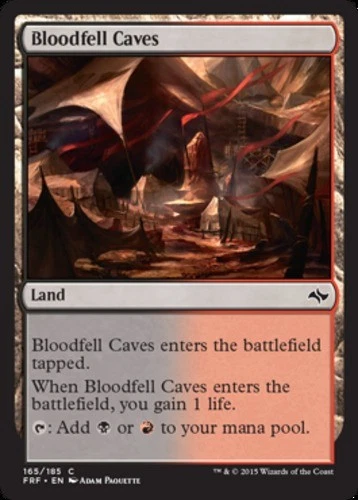 Bloodfell Caves - Fate Reforged #165/185 MTG Magic The Gathering - Image 1 of 1