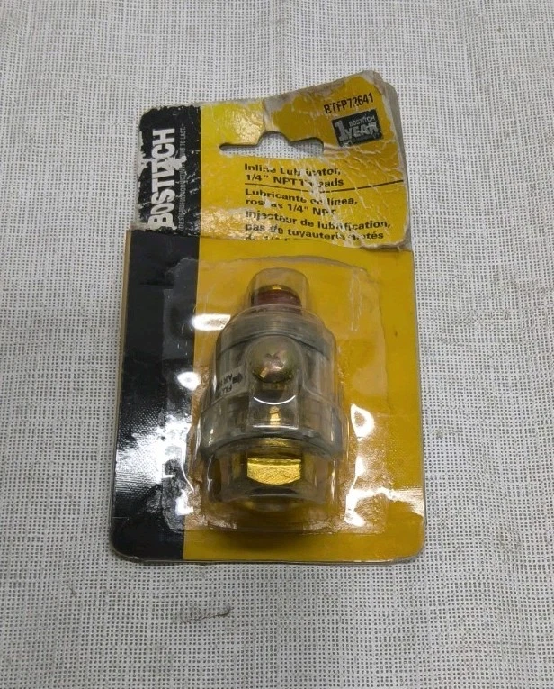 BOSTITCH INLINE LUBE-1/4 NPT AIRE ACEITE LUBRICADOR NEUMÁTICO AIRE ACONDICIONADO HERRAMIENTA BTFP72641  Foto 1 de 3