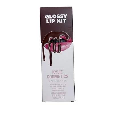 Kylie Jenner 2 piezas Kit de labios brillantes lápiz labial líquido y delineador de labios espresso Foto 1 de 4