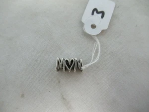 PANDORA Armband Charm Sterling Silber 925 ALE MOM Herz Schrift - Bild 1 von 5