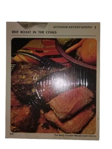 New '71 Betty Crocker Recipe Card Library Replacement Cards Outdoor Entertaining - Picture 1 of 1