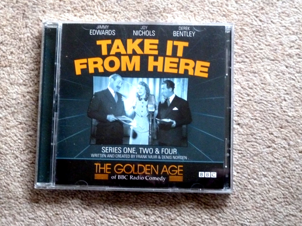 TAKE IT FROM HERE -BBC SERIES 1,2 & 4 - AUDIO BOOKS - TALKING BOOKS -  ( 2 CDS) - Image 1 of 1