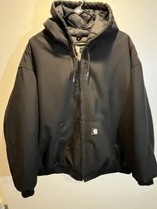 Carhartt Canvas Yukon Active Jacket Hooded J133 3XL XXXL Black Quilt Lined - Bild 1 von 10