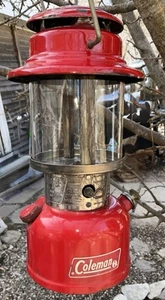 COLEMAN LANTERN MODEL 335 Red /Red VINTAGE CANADA JUNE 1970 - Picture 1 of 17
