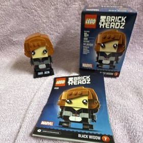 LEGO BrickHeadz Black Widow 41591 Marvel Complete Set w/ Box & Instructions
