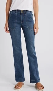 Jeans bootcut vita alta Wit & Wisdom Madison 'Ab' Solution nuovo con etichetta taglia 14 - Foto 1 di 21