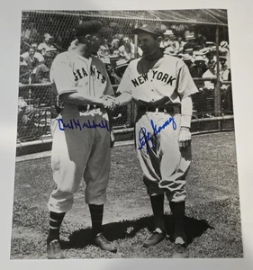 CARL HUBBELL & LEFTY GOMEZ Signed 8x10 Photo-HOF-GIANTS-NEW YORK YANKEES-JSA - Picture 1 of 7