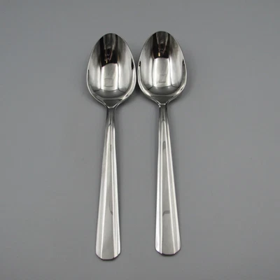 Oneida Stainless AVIAN Large Serving Spoons - Set of Two New - Image 1 of 4