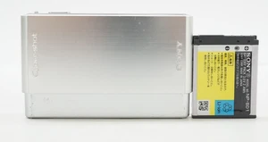Sony CYber-shot DSC-T77 kompakte Digitalkamera 4x 35-140mm 3,0" TFT silber - Bild 1 von 9
