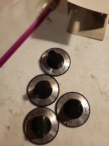 GE Hotpoint Gas Range Oven Stove Burner Control Knob KIP5451 Set of 4 Bag 6 - Picture 1 of 5